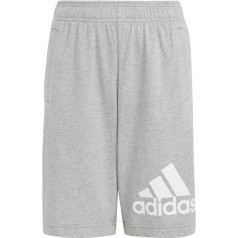 Šorti adidas Essentials Big Logo Cotton Shorts HY4720 / pelēki / 140 cm