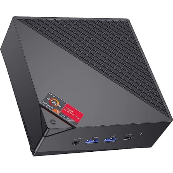 ACEMAGICIAN AM06 Pro Mini dators, AMD Ryzen 7 5800U (8C/16T, līdz 4,4 GHz), 16GB DDR4 512GB NVME SSD mini dators ar Windows 11 Pro | 4K trīskāršs displejs | C tips | Dual Ethernet | WiFi 6 | BT 5.2