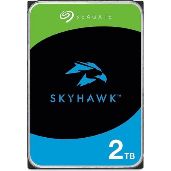 Seagate Skyhawk ST2000VXZ17 2TB iekšējais cietais disks HDD video ierakstīšana līdz 64 kamerām 3,5