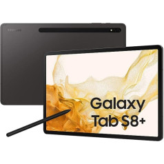 Samsung Galaxy Tab S8+ 12,4 collu 5G RAM 8 GB 256 GB planšetdators Android 12 Graphite [itāļu versija] 2022. g.