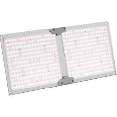 Lampa augu audzēšanai pilna spektra 60 x 24 cm 468 LED 220 W sudraba