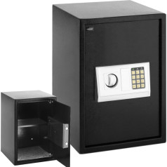 Mājas biroja elektroniskais seifs ar kombinēto slēdzeni tērauda 35x34,5x50 cm