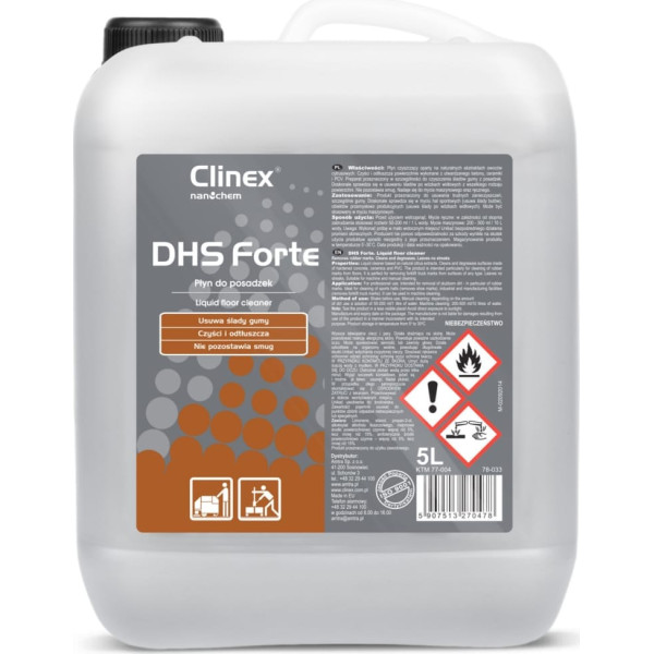 CLINEX DHS Forte 5L šķidrums grīdu tīrīšanai