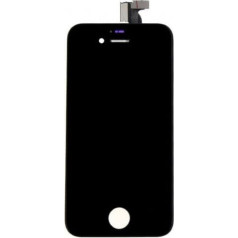 HQ A+ Analogs LCD Skarienjūtīgais Displejs priekš Apple iPhone 4G Pilns modulis Melns