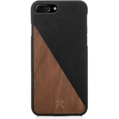 Woodcessories EcoSplit Wooden+Leather iPhone 7+ / 8+  Walnut/black eco249