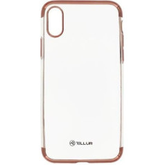 Tellur Cover Silicone Electroplated for iPhone X/XS rose gold