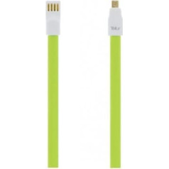 Tellur Data cable Magnetic, USB to Micro USB, 1.2m green