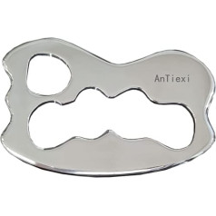 AnTiexi-06 Gua Sha Массажный инструмент из нержавеющей стали - AnTiexi IASTM Tools Отличный инструмент для мобилизации мягких тканей Физиотерапия для рук, 