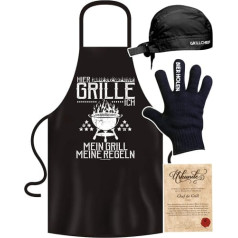 Barbecue Set for Men Gift Barbecue Accessory Set with Funny Barbecue Apron