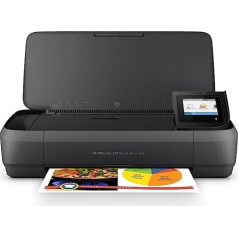 HP Officejet 250 mobilais daudzfunkcionālais printeris (printeris, skeneris, kopētājs, WiFi, HP ePrint, Apple Airprint, WiFi Direct, USB, 4800 x 1200 DPI), melns