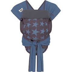 Hoppediz Hop-tye sprādze - Baby Carrier I Halfbuckle I Mei Tai I Vēdera un muguras nesēja I dizains Losandželosas zils, viens izmērs der gurniem līdz 160 cm