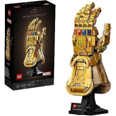 LEGO 76191 Marvel Super Heroes bezgalības cimds, Avengers komplekts pieaugušajiem ar Thanos Gauntlet, fanu preces