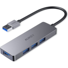 Aukey Cb-H36 aluminum usb hub | ultra slim | 4in1 | 4xusb 3.0 | 5gbps