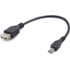 Gembird Micro bm usb kabelis-> af usb 2.0 otg 15cm garš spraudnis