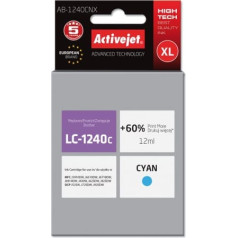 Activejet ab-1240cnx ink (brother lc1240c / 1220c replacement; supreme; 12 ml; blue)