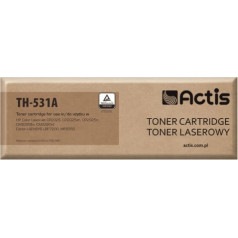 Actis th-531a toner (replacement for hp 304a cc531a, canon crg-718c; standard; 3,000 pages; blue)