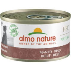 Almo nature hfc natural beef - mitrā barība pieaugušiem suņiem - 95 g
