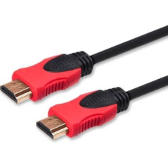 HDMI kabelis (m) v2.0, 5m, varš, melns, zeltīts, Ethernet / 3d, cl-113