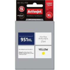 Activejet ah-951yrx tinte (HP 951xl cn048ae nomaiņa; premium; 25 ml; dzeltena)