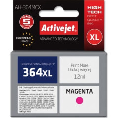 Activejet ah-364mcx tinte (hp 364xl cb324ee nomaiņa; premium; 12 ml; sarkana)