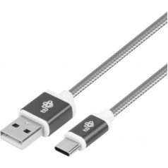 TB USB-usb c cable 1.5m gray string