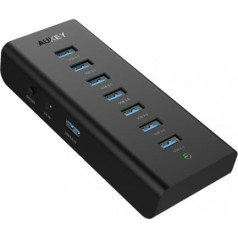 Aukey Cb-h3 aktīvais usb centrmezgls | 7in1 | 7xusb 3.0