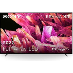 Sony XR-50X90S/P BRAVIA XR 50 collu televizors (pilna masīva LED, 4K Ultra HD, augsta dinamiskā diapazona (HDR), viedais televizors (Google), 2022. gada modelis), 24 + 12 mēnešu ražotāja garantija, melns