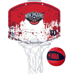 Basketbola aizmugure Wilson NBA Team New Orleans Pelicans Mini Hoop WTBA1302NOP / One size