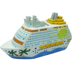 Beautiful, high-quality large travel fund, holiday fund, money box, money box, boat, cruise ship