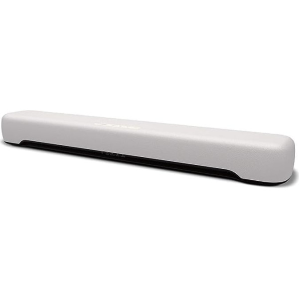 Yamaha C20A Soundbar White — kompakts skaļrunis ar telpisko skaņu un integrētu zemfrekvences skaļruni dziļiem basiem — Bluetooth saderīgs bezvadu mūzikas straumēšanai