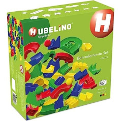 Hubelino 420473 55 daļīgs sliežu ceļa komplekts Marble Run Track spēle