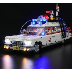 BRIKSMAX LED Lighting Set for Lego Creator Ghostbusters™ ECTO-1 - Compatible with Lego 10274 Building Blocks Model - Without Lego Set