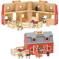 Fold & Go Mini Wooden Barn - Melissa & Doug