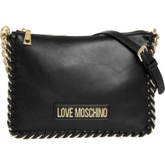 Love Moschino Sieviešu plecu soma, melna, melna