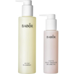 BABOR CLEANSING HY-Oil & Phytoactive kombinētais komplekts - Cleansing Duo, kombinētai ādai, dziļi poru sejas tīrīšana ar eļļu un augu ekstraktu, 2 gab.