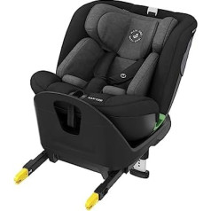 Maxi-Cosi Emerald i-Size Child Seat, ISOFIX or Strap Installation, G-CELL, Group 0+/1/2, Usable from Birth to Approx. 7 Years (0-25 kg), Authentic Black