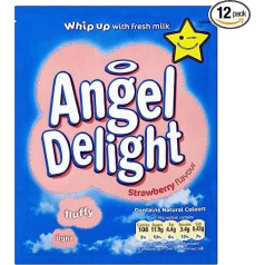 Angel Delight Erdbeer Geschmack - 59g x 12 - 12-er Pack