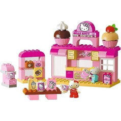 BIG-Bloxx Hello Kitty Bäckerei - Bausteinset mit 82 Teilen inkl. 2 Hello Kitty Spielfigur, verbaubar mit bekannten Spielsteinen für Kinder ab 1,5 Jahren