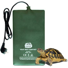 Terra Exotica Comfort Terrarium apsildes paklājs 20 W 20 x 35 cm Pieejams 10 W, 20 W, 30 W un 40 W siltuma paklājiņš rāpuļiem, piemēram, bruņurupučiem čūskām ķirzakas, šļakatām necaurlaidīgs