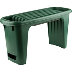 BigDean Kneeler Garden Bench with Padding - Planting Aid for Your Garden - With Tool Compartment - For Comfortable Gardening Work without Knee Pain
