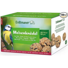 Erdtmanns - 150 fat balls without net for wild birds in a box