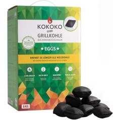 McBrikett KOKOKO Olas Premium kokogles 8 kg Organiskās kokosriekstu bārbekjū briketes