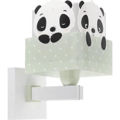 Dalber bērnu sienas lampiņa ar Panda Design Green