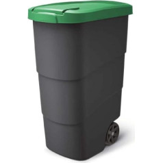 Prosperplast Atkritumu tvertne WHEELER 90 L - zaļa