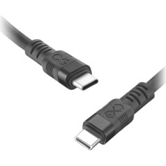 Orno USB-C kabelis — USB-C eXc WHIPPY Pro, 0,9 M, 100 W, ātra uzlāde, pasteļtoņu kombinācija