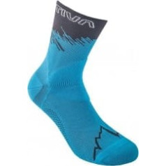 La Sportiva Zeķes ULTRA Running Socks XXL Black/Lagoon