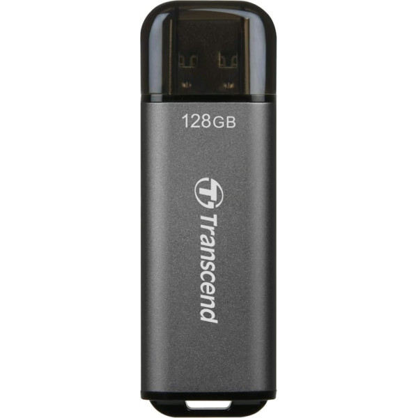 Transcend liela ātruma USB atmiņas karte 128 GB JetFlash 920 USB3.1 420/400 MB/s TS128GJF920 — zvaigžņu pelēks