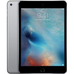 2015 Apple iPad Mini 4 (7,9 Zoll, WLAN, 128 GB) Space Grau (Generalüberholt)