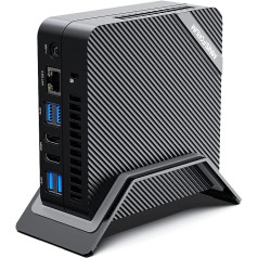 MINIS FORUM UM690 Mini PC 32GB RAM 1TB SSD, with AMD Ryzen 9 6900HX & AMD Radeon 680M, 2 x HDMI Ports, 1x USB4 Port, 1 x USB Type-C, 4 x USB 3.2 Type A, Wifi6, Bluetooth5.2, with VESA Mount