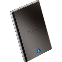 Bipra S2 2,5 Zoll USB 2.0 FAT32 Tragbare Externe Festplatte — Schwarz (320 GB)